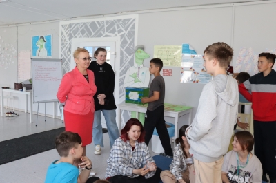 Светлана Денисова посетила детский загородный оздоровительный лагерь «Нечайка».