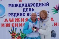 Детский омбудсмен Светлана Денисова провела выходной на лыжне в рамках общественной инициативы "7 добрых дел" «Движение без границ»